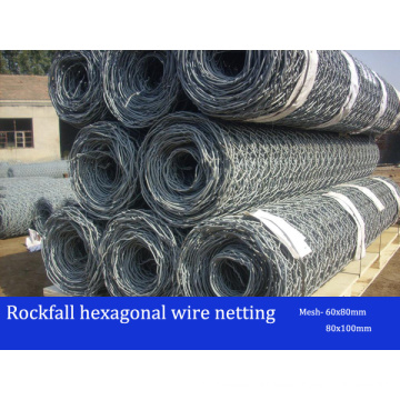 Doble Torsión Hexagonal Rockfall Netting